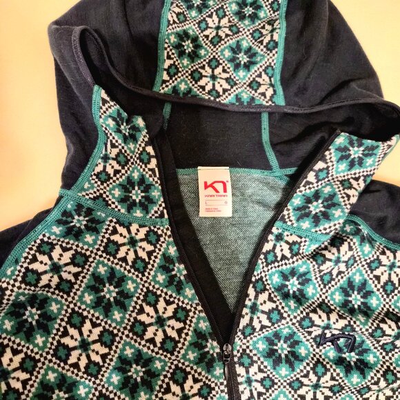 EUC Kari Traa Rose Heavy 100% Merino Wool Thermal Baselayer Set (Large, Cress) - Picture 5 of 6